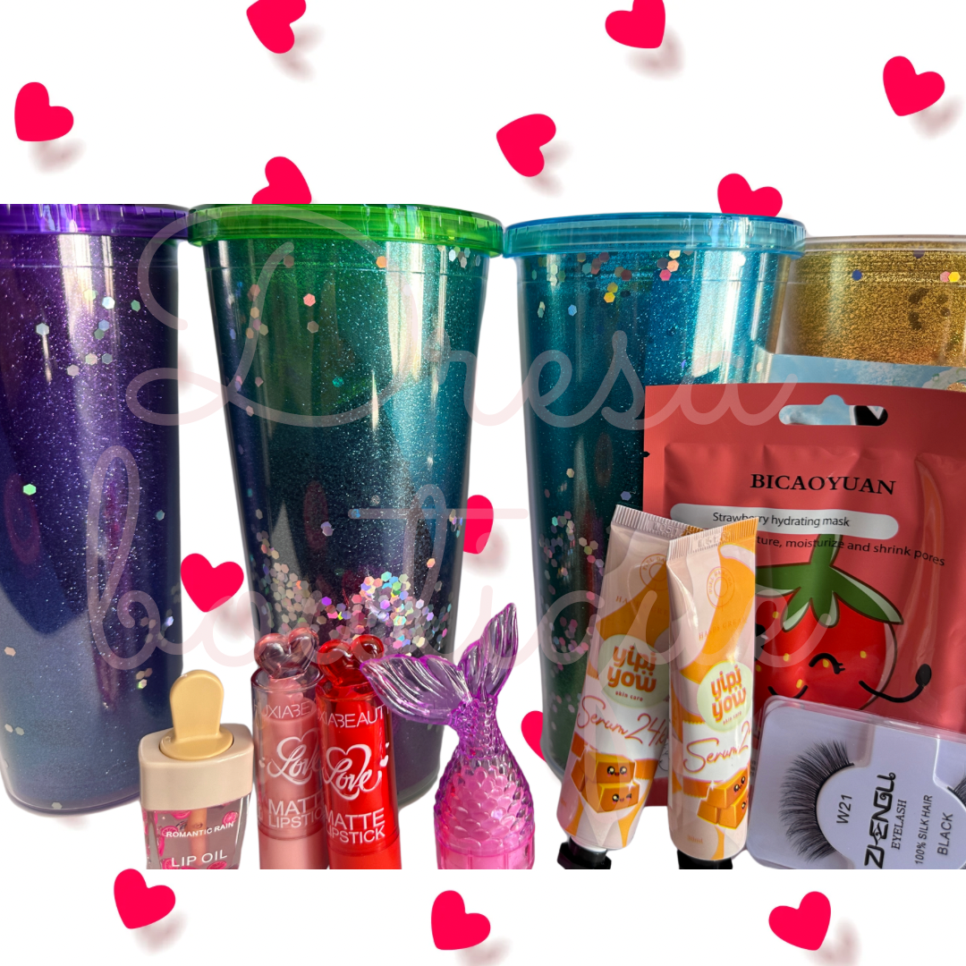 Termo con cosmeticos sorpresa