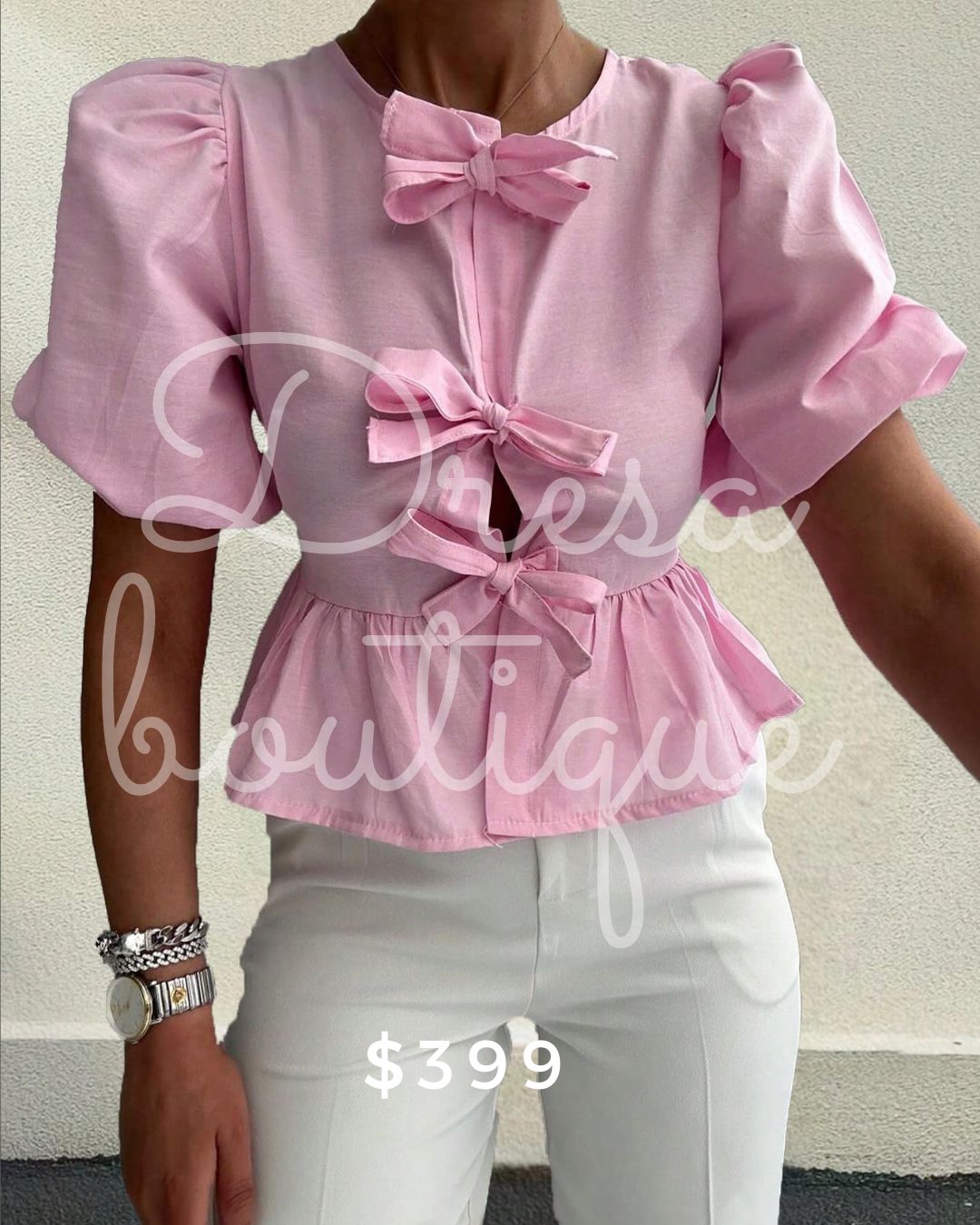Blusa abertura delantera