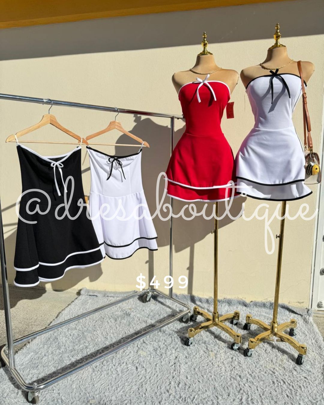 Vestido strapless