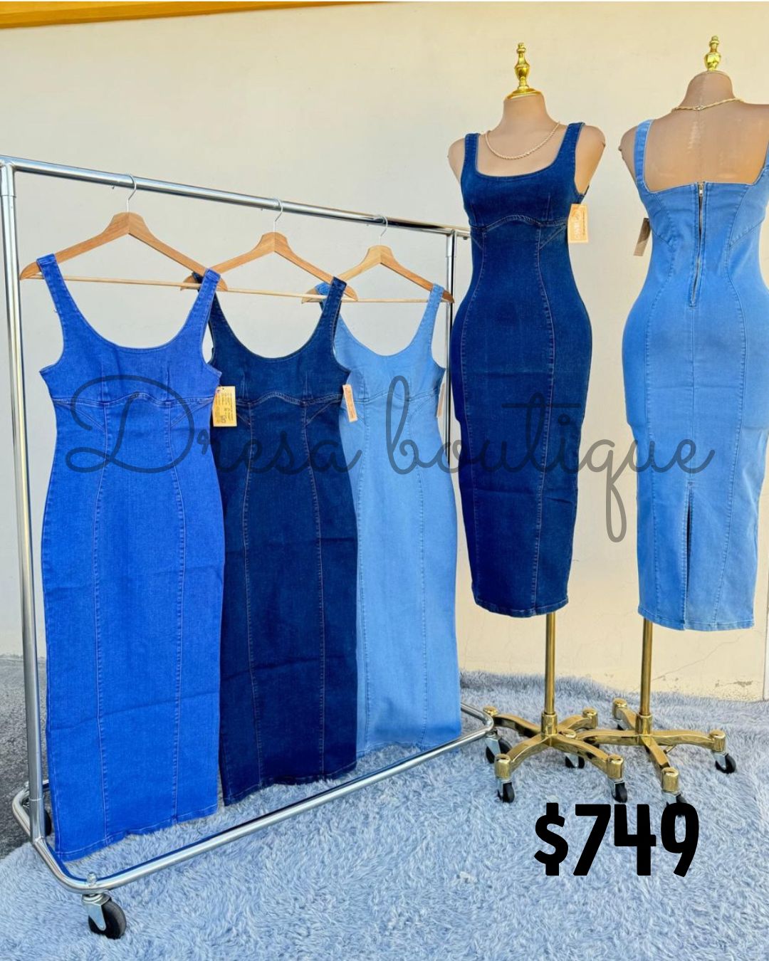 Vestido mezclilla