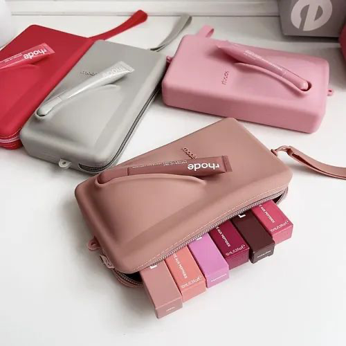 Cuadrado - Monedero Rhode+Lip Gloss Rhode/ Colores Surtidos (Medida 20x10x5cm) 6 pz