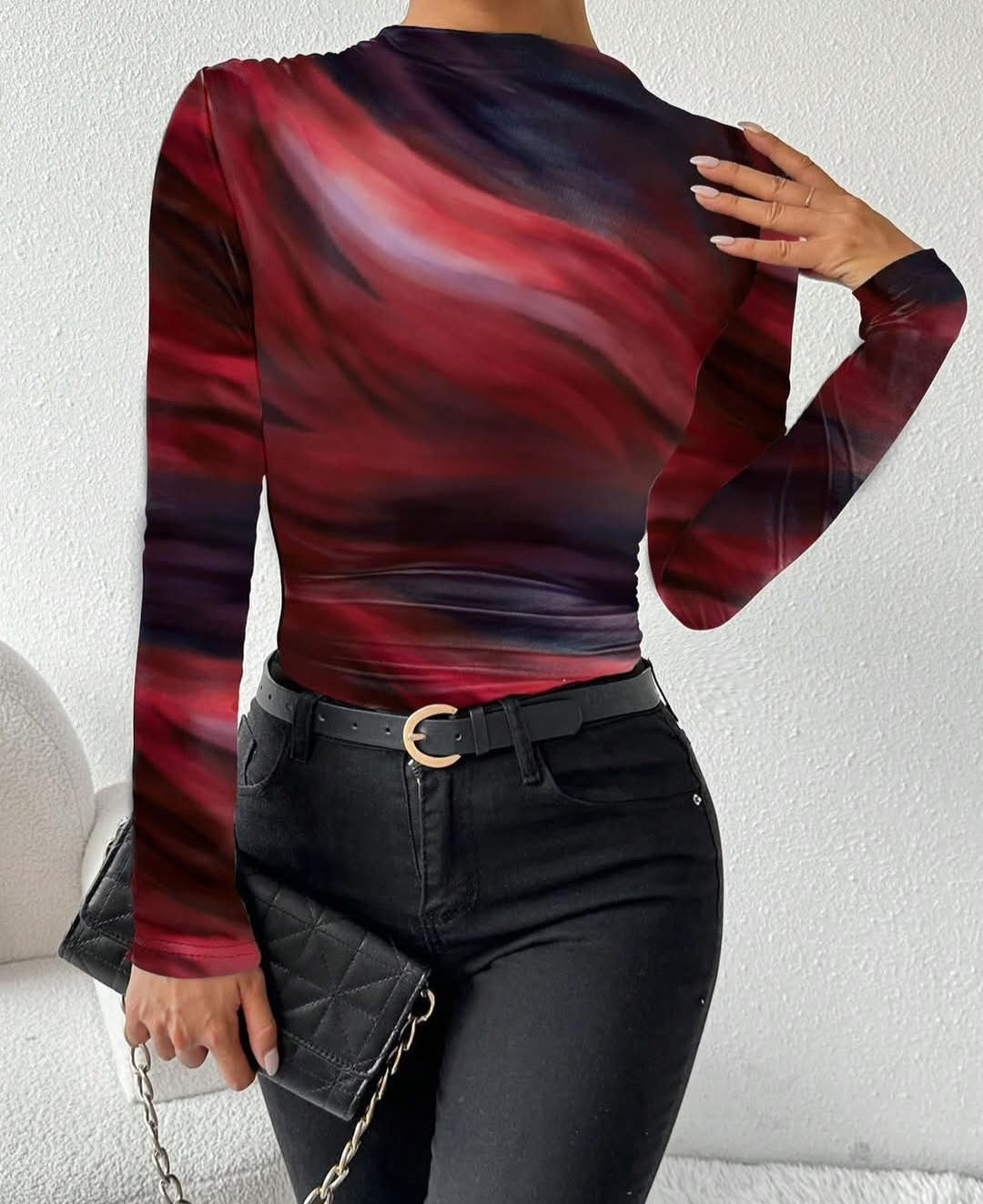 Blusa estampado degradado