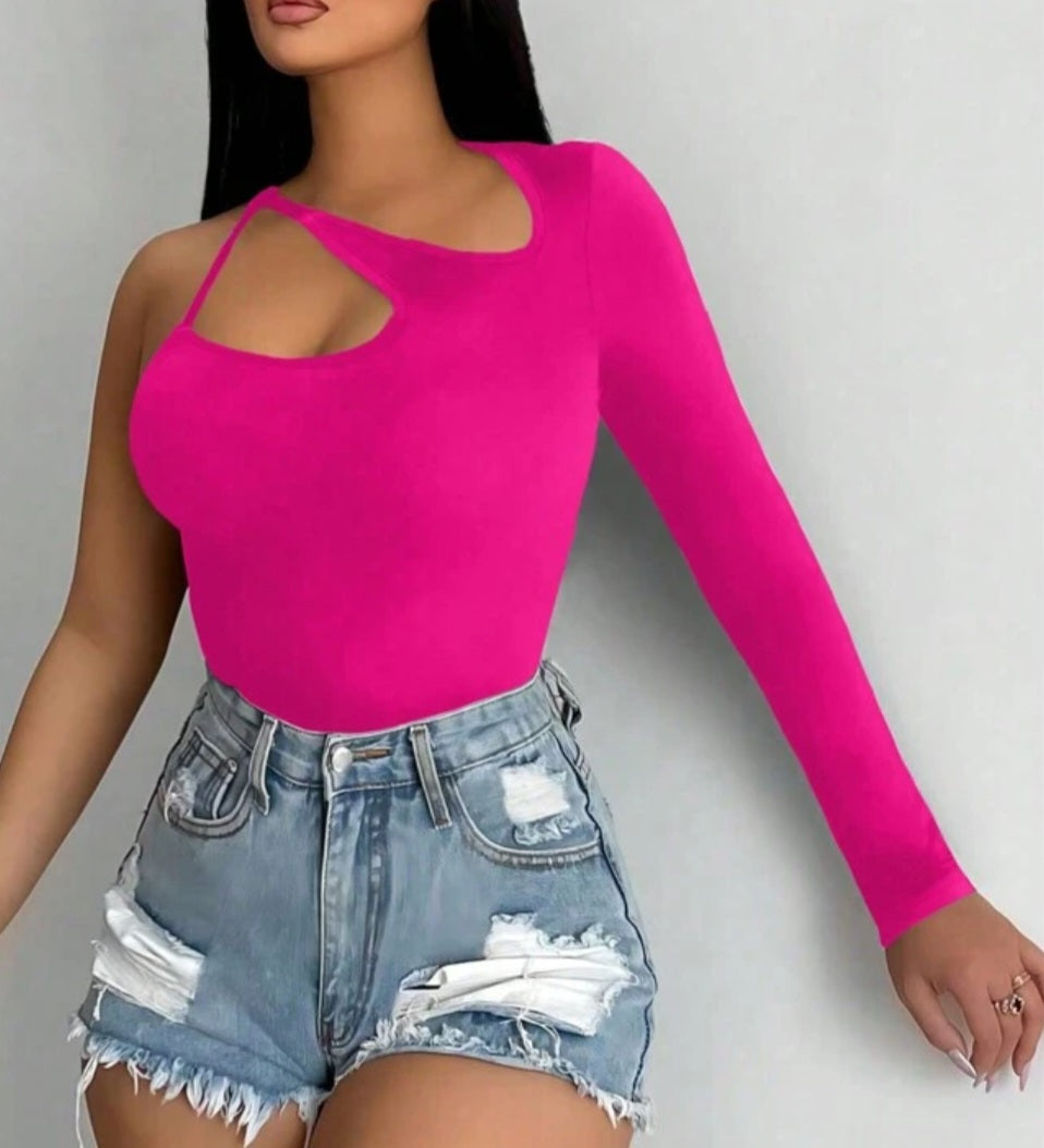 Blusa top de una manga