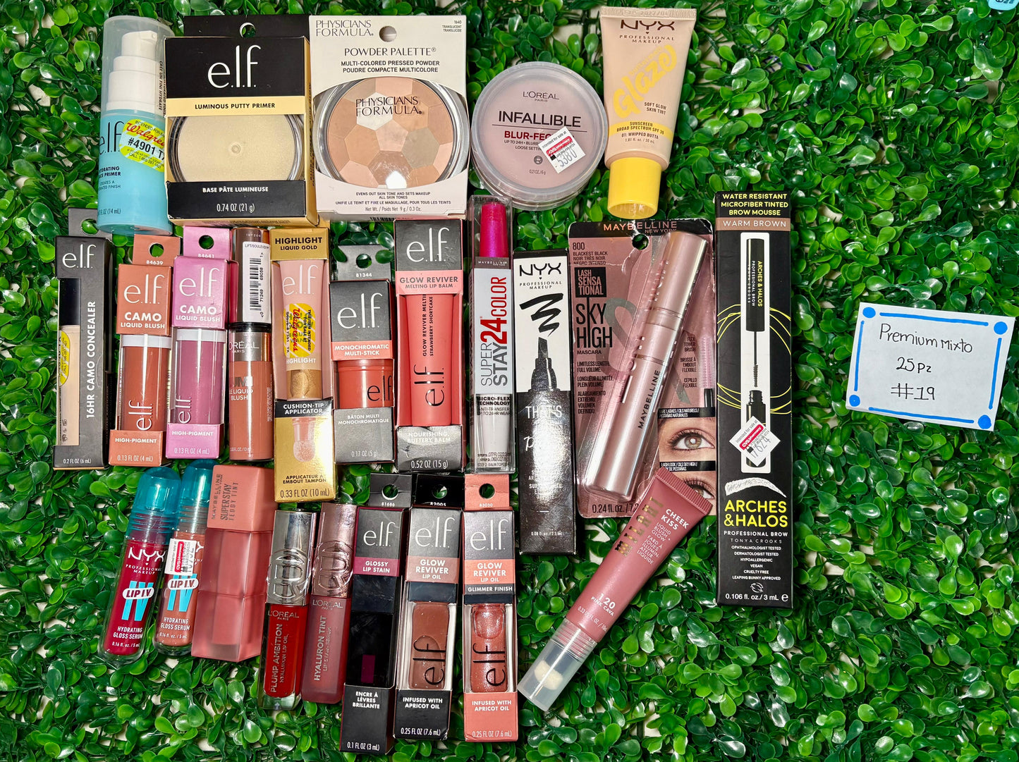 Lote de cosméticos 25 pz mixtas