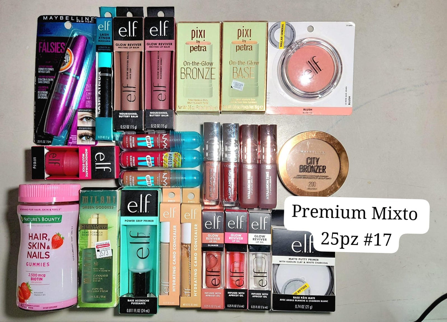 Lote de cosméticos 25 pz mixtas