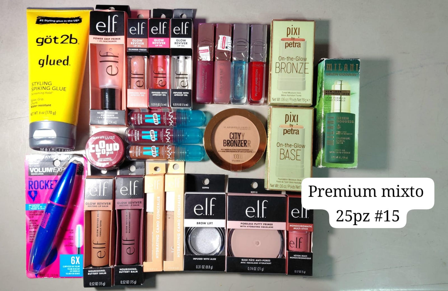Lote de cosméticos 25 pz mixtas